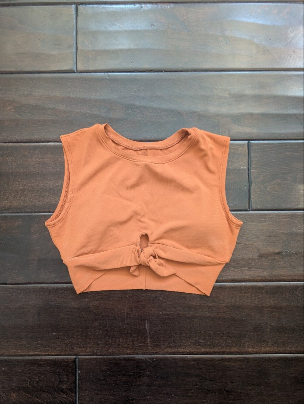 Robin Piccone Ava Tank Swim Top Cover Up Rash Guard Bikini rust NEW S